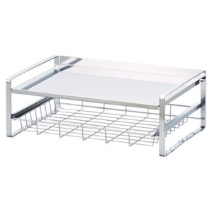 スライド棚付きステンレス天板トースターラック K90703820